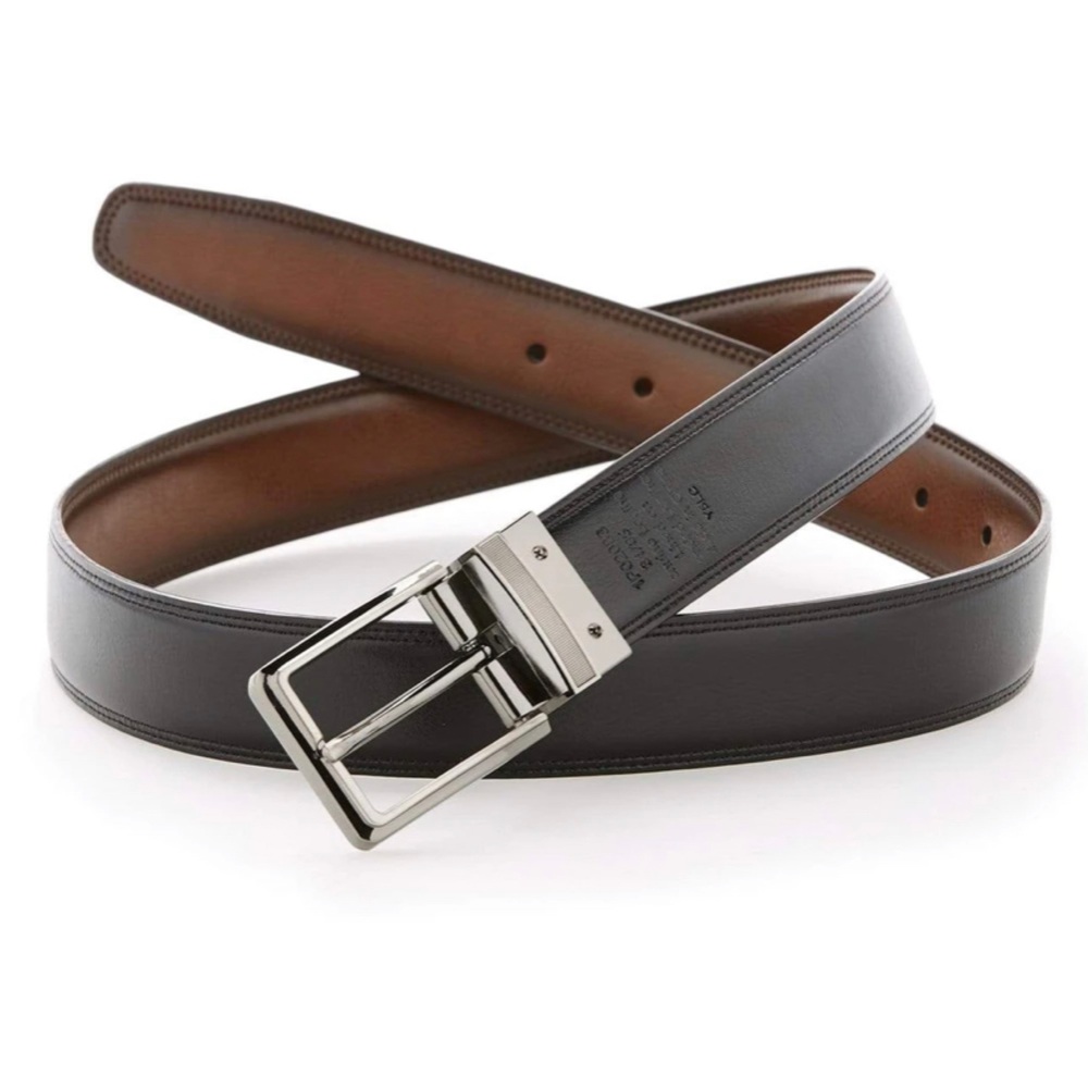 NEW Perry Ellis Reversible Leather Belt
